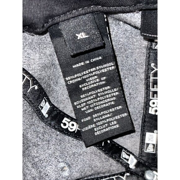 HARLEY DAVIDSON  New Era 59Fifty Wool Blend Fitted Embroidered Hat Sz 7 1/2 - Picture 9 of 11